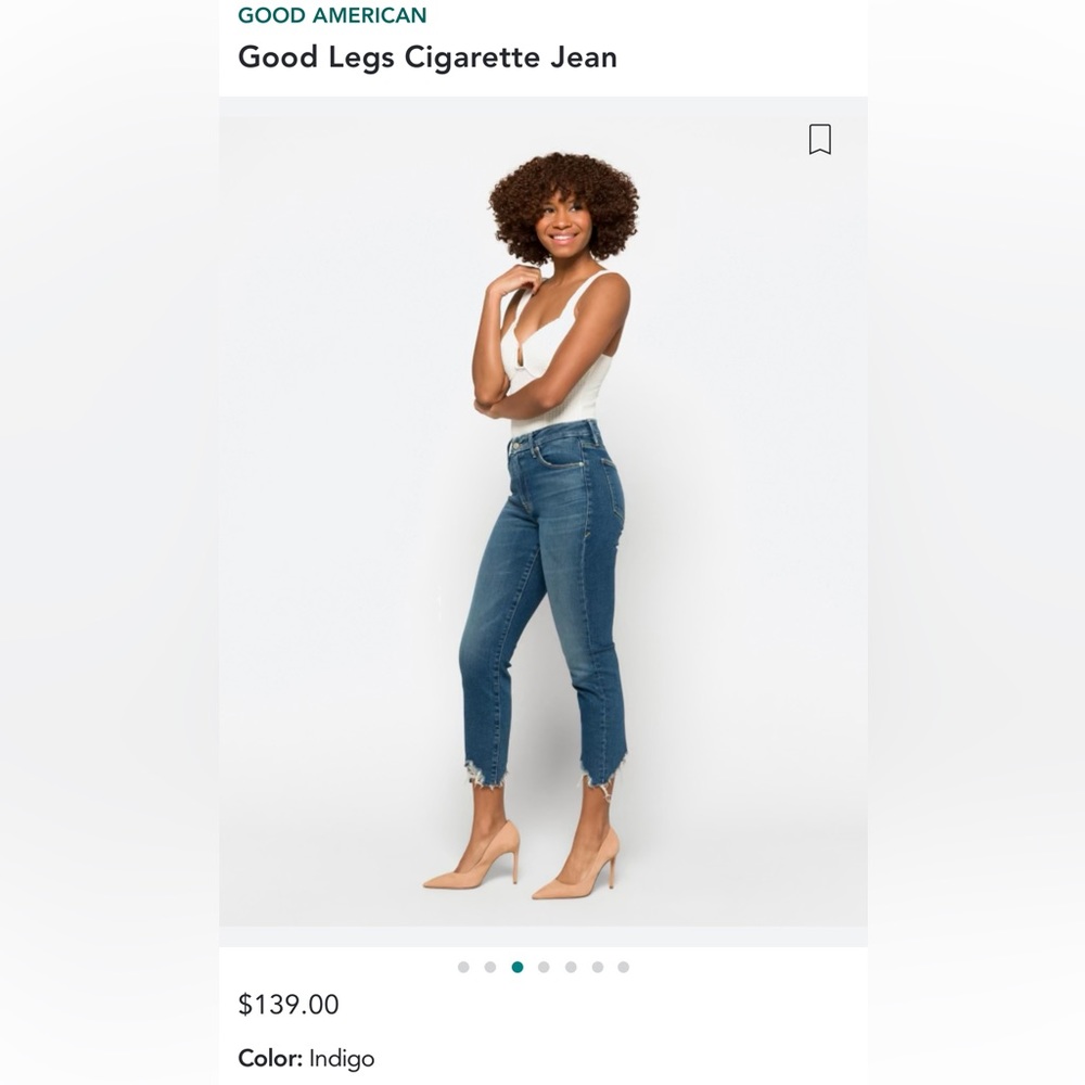 Good American Good Legs Cigarette Jean